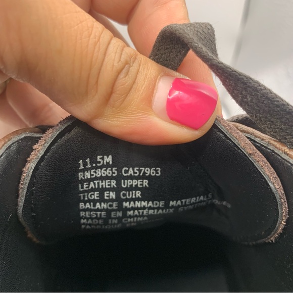 Nordstrom Rack Huxton Wingtip Brown Grain Leather Lace Up Boots US11.5M brown - Picture 7 of 8